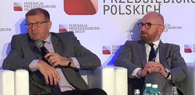 Jan Zając na debacie "Rynek pracy osób niepełnosprawnych" podczas Forum Ekonomicznego w Krynicy
