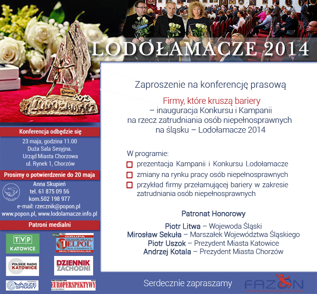 POPON konferencja prasowa Lodołamacze Chorzów